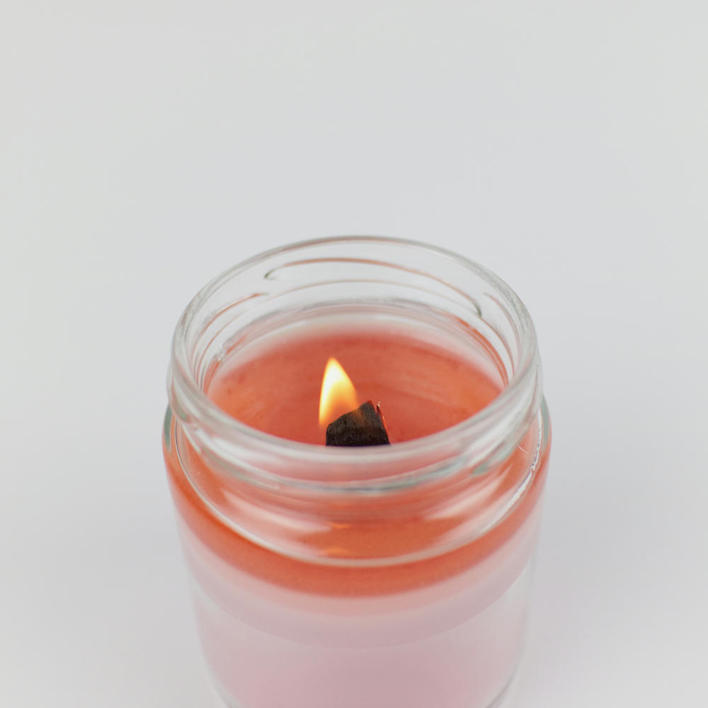 A burning candle